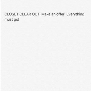 Make any reasonable offer:)